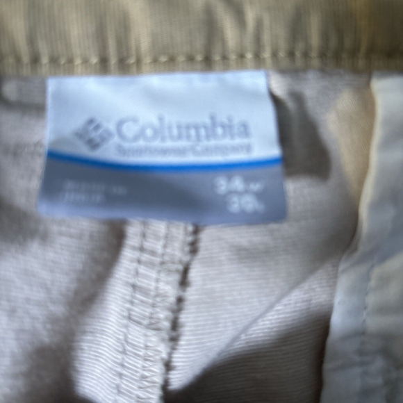2000s Columbia sportswear khaki pants Mens size 34 x 30 - Picture 4 of 9